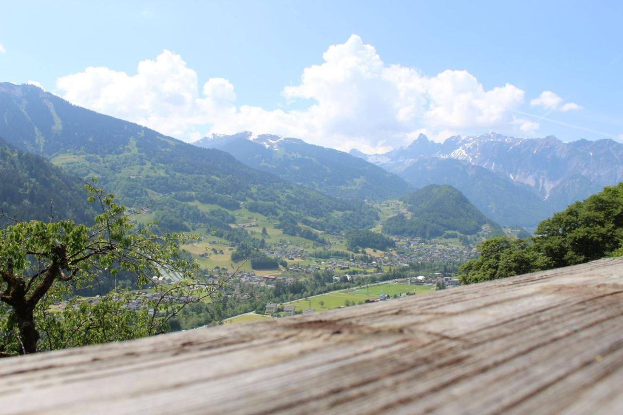 Alpenbauernhaus Konzett Шрунс Экстерьер фото